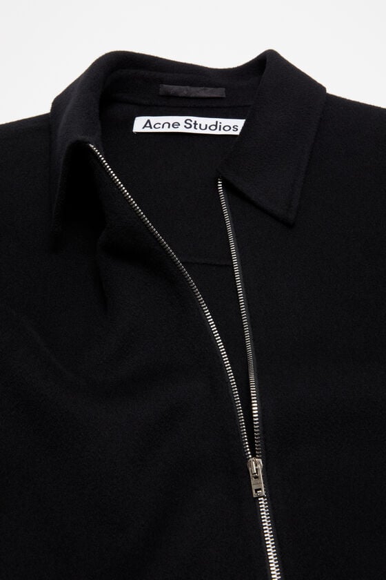 Acne Studios Jacke mit Reißverschluss aus Wolle im Angebot