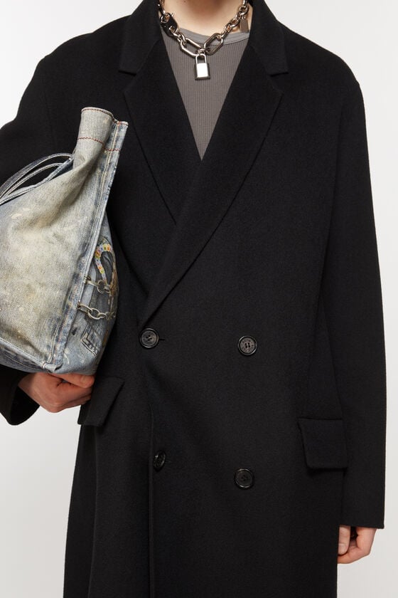 Acne Studios Zweireihiger Wollmantel Fabrikpreis