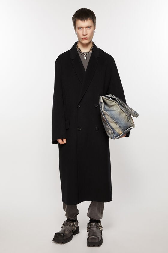 Acne Studios Zweireihiger Wollmantel Fabrikpreis