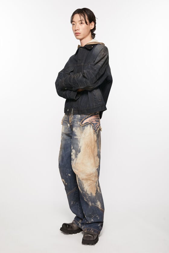 Acne Studios Jeansjacke – Übergroße Passform Sonderangebot