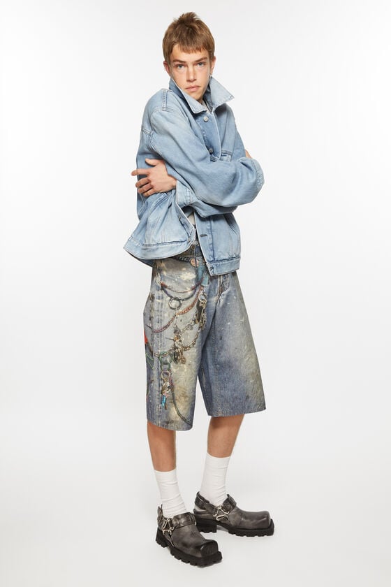Acne Studios Jeansjacke – entspannte Passform Versandkostenfrei