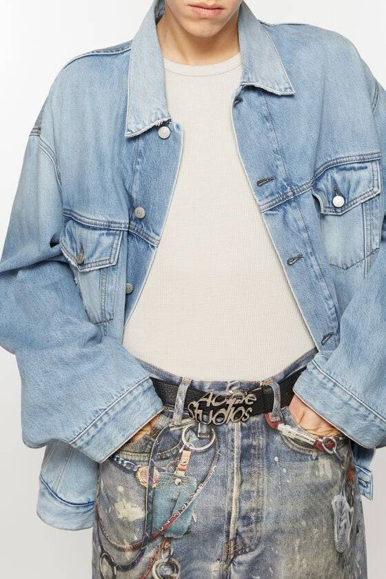 Acne Studios Jeansjacke – entspannte Passform Versandkostenfrei