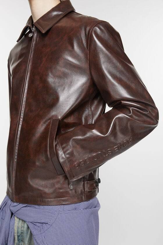 Acne Studios Lederjacke Weihnachtsangebot
