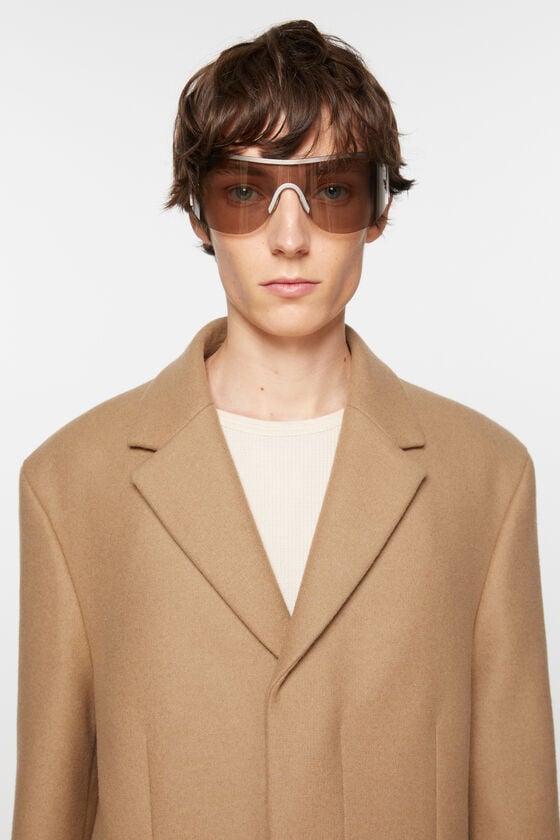 Acne Studios Einreihiger Wollmantel Osterangebot