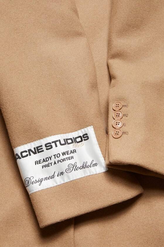 Acne Studios Einreihiger Wollmantel Osterangebot
