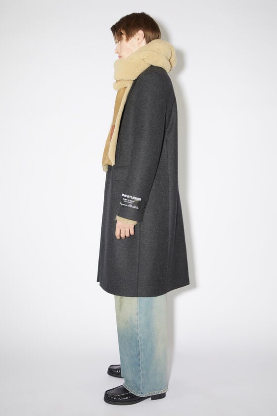 Acne Studios Einreihiger Mantel aus Woll-Mix Top Angebot