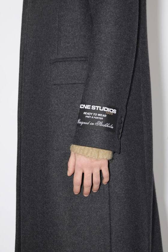 Acne Studios Einreihiger Mantel aus Woll-Mix Top Angebot