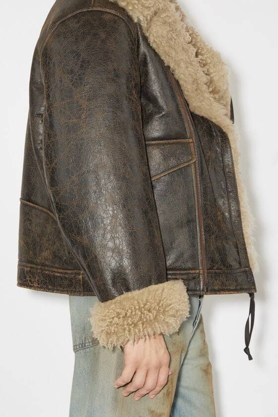 Acne Studios Lammfelljacke Neueste Mode