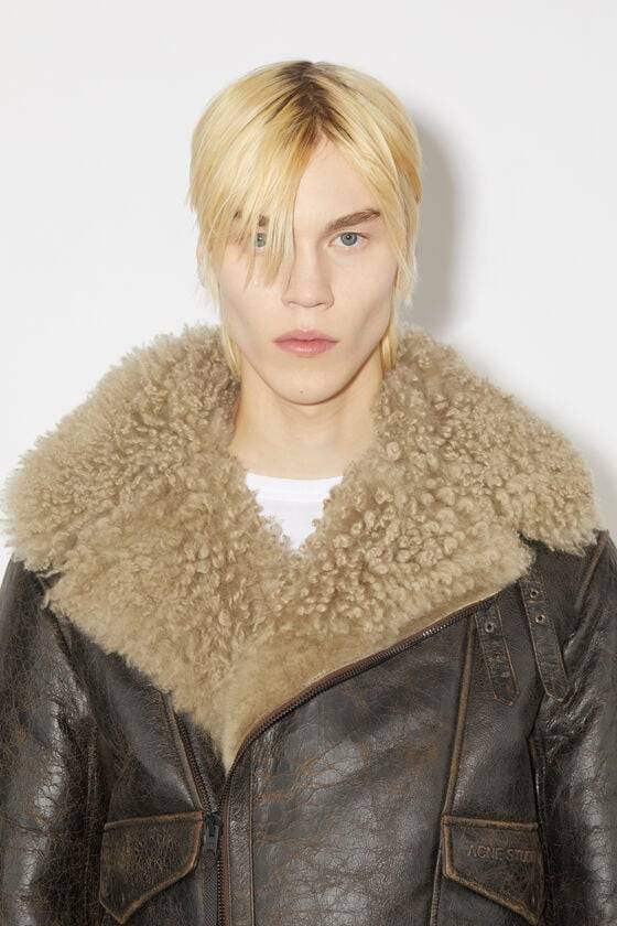 Acne Studios Lammfelljacke Neueste Mode