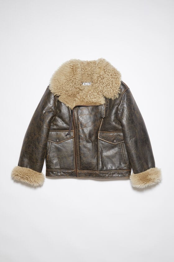 Acne Studios Lammfelljacke Neueste Mode