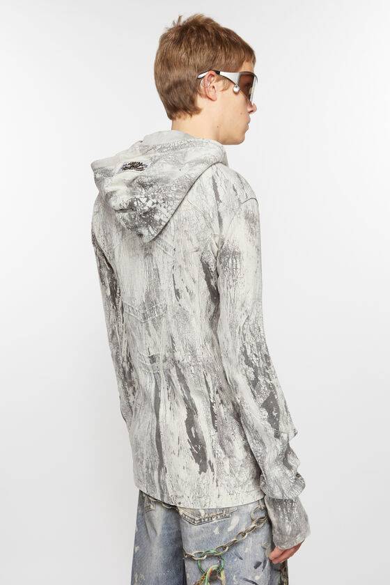 Acne Studios Gefärbter Pullover mit Reißverschluss Große Rabatte