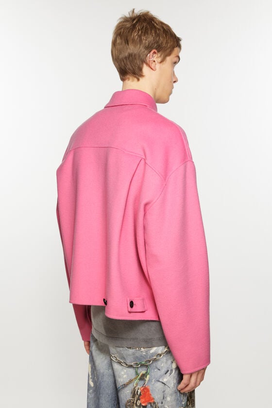 Acne Studios Jacke mit Reißverschluss aus Wolle Sonderangebote