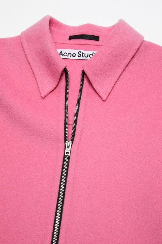 Acne Studios Jacke mit Reißverschluss aus Wolle Sonderangebote