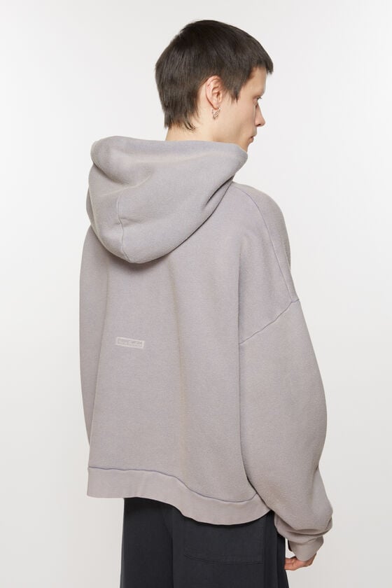 Acne Studios Sweatshirt mit Kapuze und Logoaufnäher VIP-Rabatte