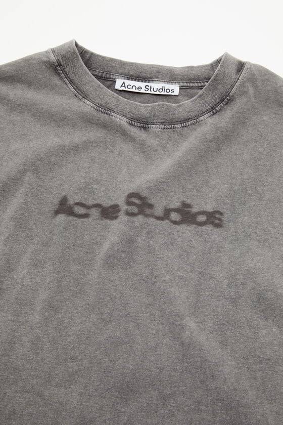 Acne Studios Verschwommenes Logo-T-Shirt - Entspannte Unisex-Passform Tiefpreis