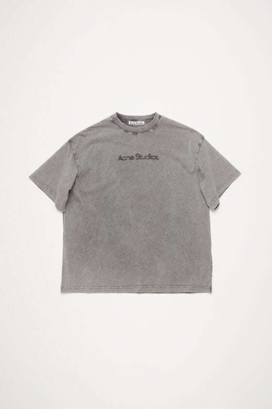 Acne Studios Verschwommenes Logo-T-Shirt - Entspannte Unisex-Passform Tiefpreis