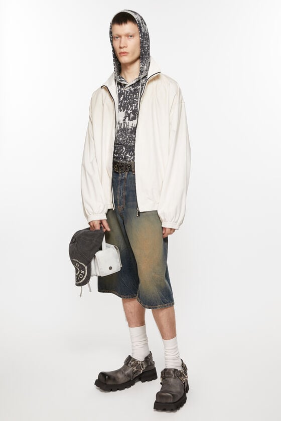 Acne Studios Jacke mit Reißverschluss und Logo Wochenangebot