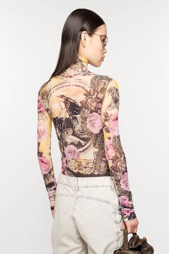 Acne Studios Bedrucktes T-Shirt Bis zu 60% Rabatt