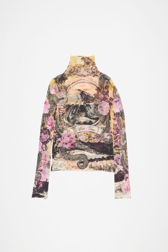 Acne Studios Bedrucktes T-Shirt Bis zu 60% Rabatt
