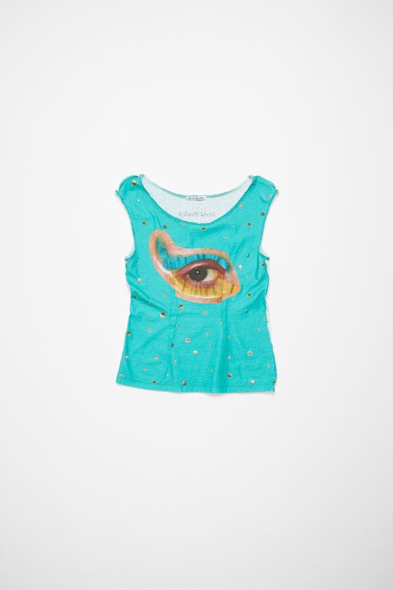 Acne Studios Bedrucktes Tanktop Bis zu 55% Rabatt