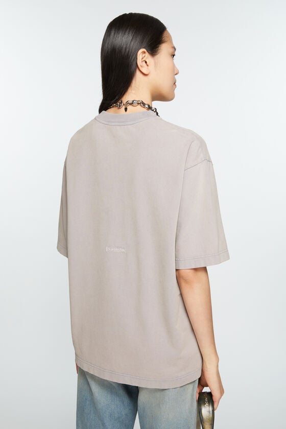 Acne Studios T-Shirt mit Rundhalsausschnitt - Entspannte Unisex-Passform 50% Rabatt mit kostenlosem Versand