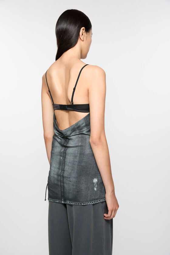 Acne Studios Trägertop mit Print Black Friday Preise