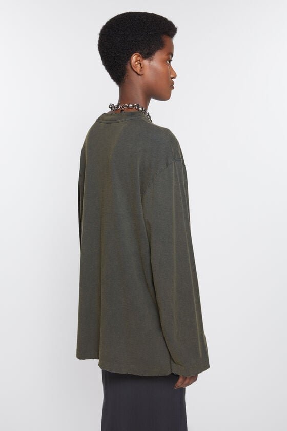 Acne Studios Logo-Langarm-T-Shirt zollfrei