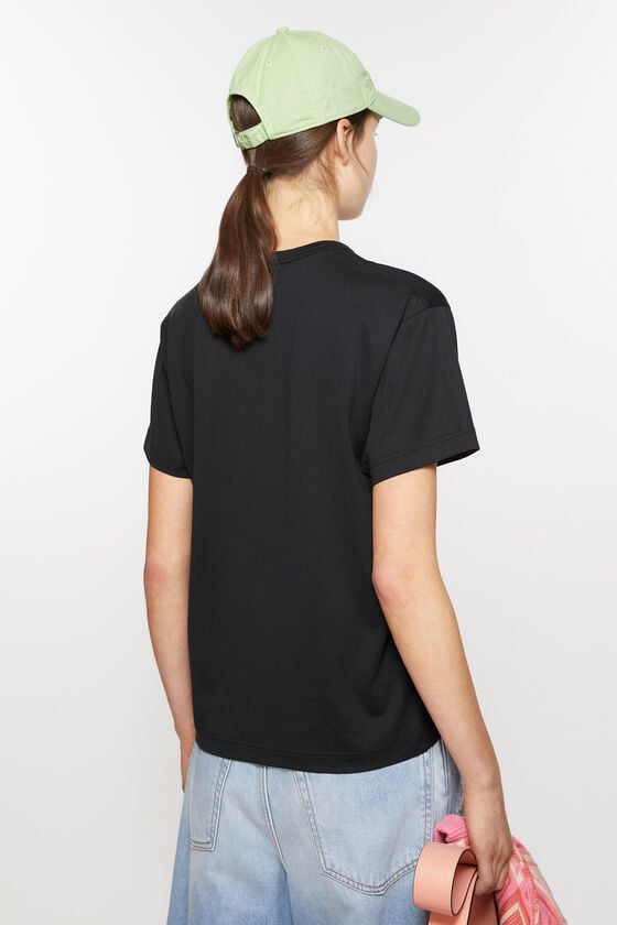 Acne Studios T-Shirt mit Rundhalsausschnitt - Normale Passform Unisex Meist gekauft