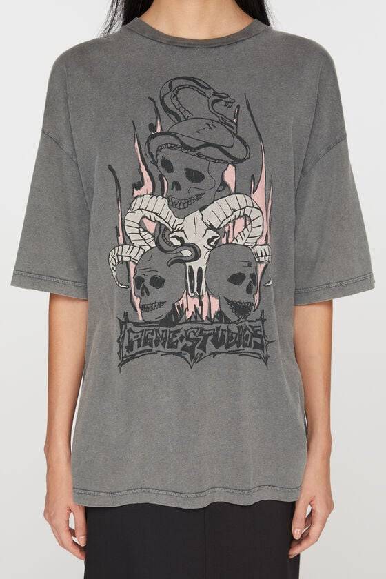 Acne Studios Bedrucktes T-Shirt – entspannte Passform Blitzverkäufe