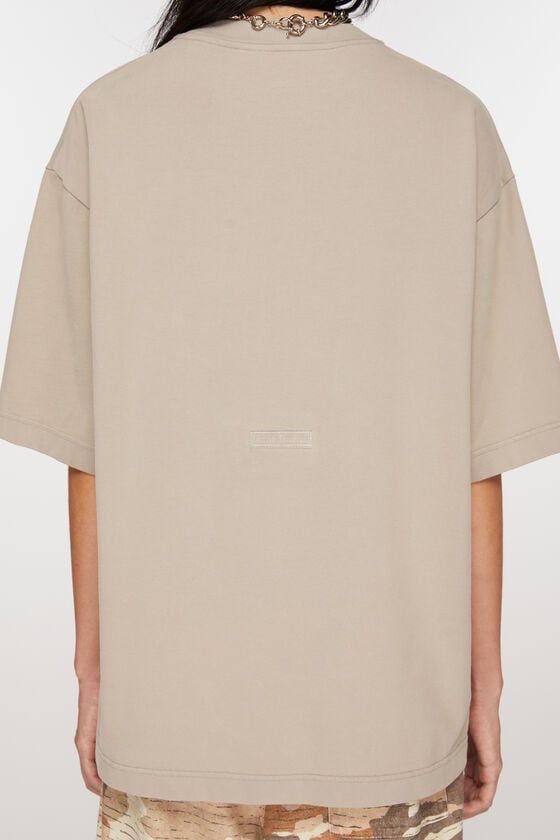 Acne Studios T-Shirt mit Rundhalsausschnitt in lockerer Passform Fabrikpreis