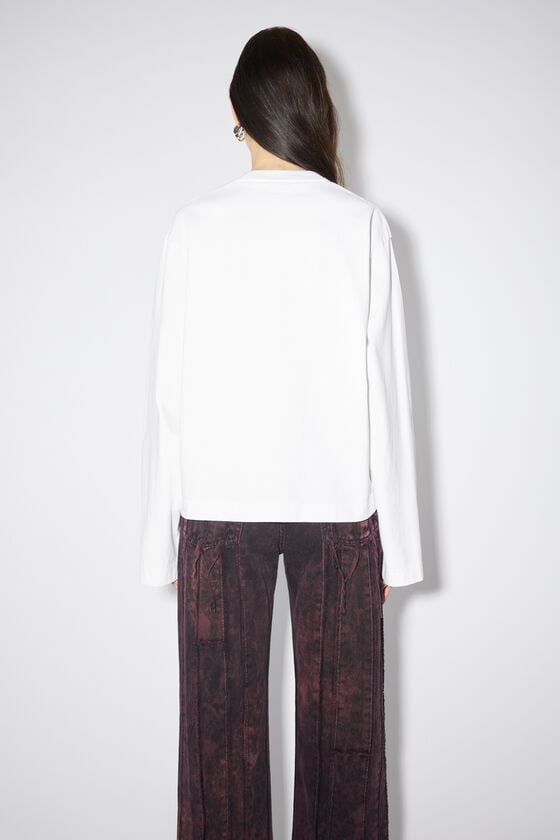 Acne Studios Langärmliges Logo-T-Shirt Günstig kaufen