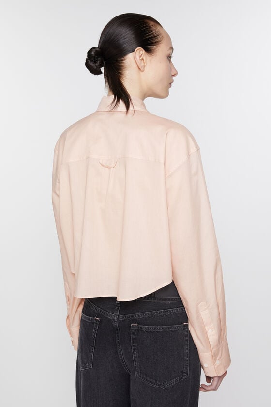 Acne Studios Shirt-Logo-Stickerei Cyber Monday