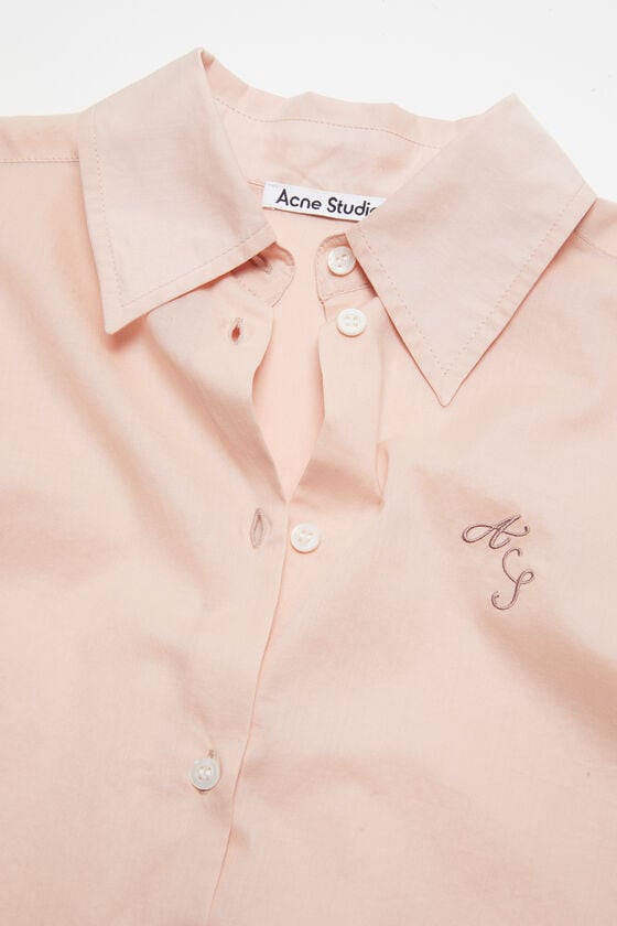 Acne Studios Shirt-Logo-Stickerei Cyber Monday