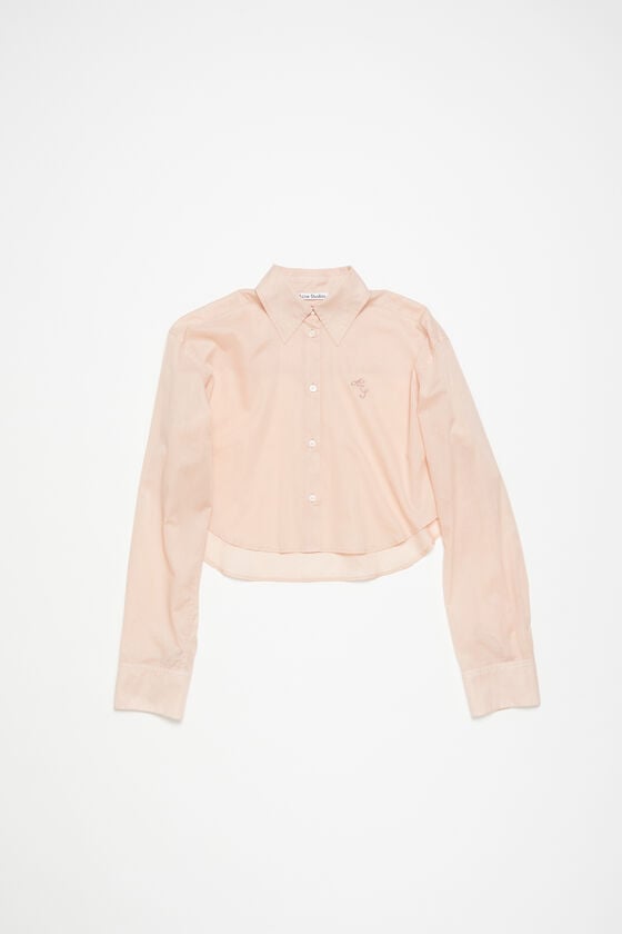 Acne Studios Shirt-Logo-Stickerei Cyber Monday