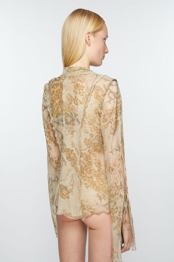 Acne Studios Bedruckte Bluse Weihnachtsangebot