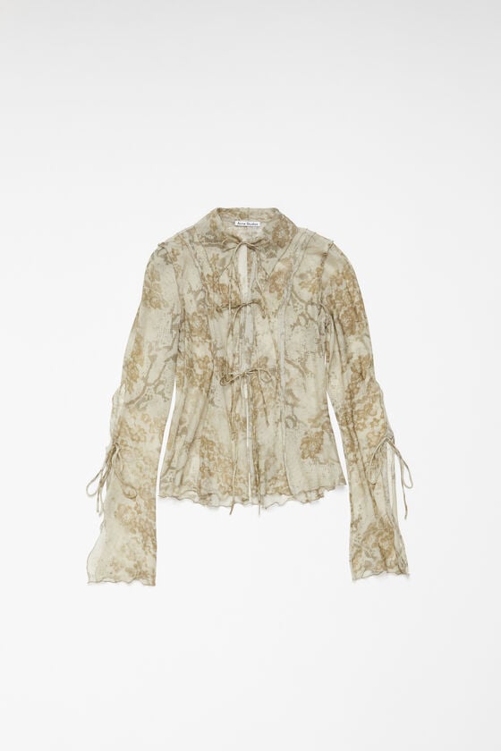 Acne Studios Bedruckte Bluse Weihnachtsangebot