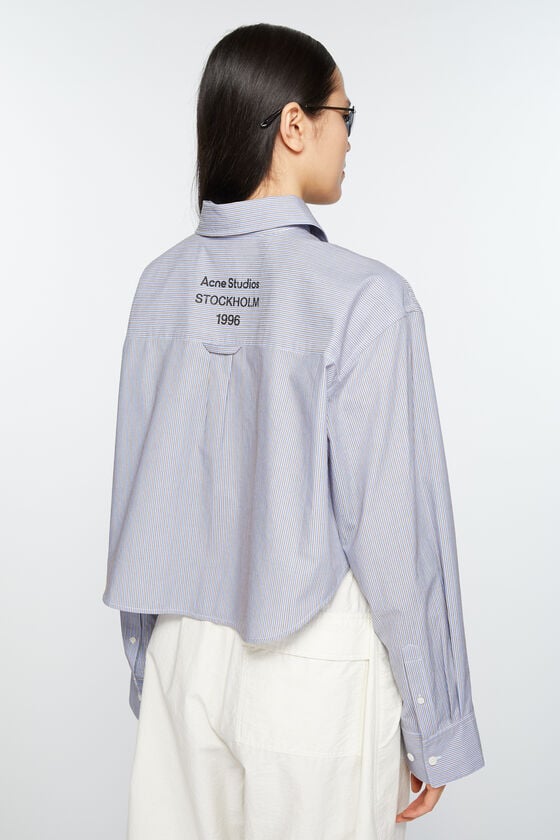 Acne Studios Jacquard-Hemd mit Nadelstreifen Osterangebot