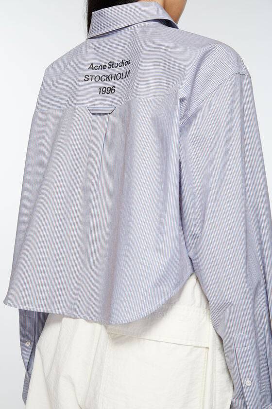 Acne Studios Jacquard-Hemd mit Nadelstreifen Osterangebot