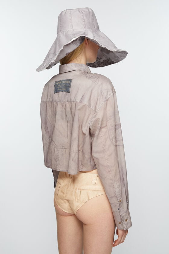 Acne Studios Bedrucktes Hemd mit Knopfleiste Vatertagsangebot