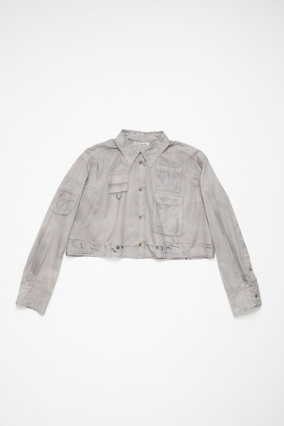 Acne Studios Bedrucktes Hemd mit Knopfleiste Vatertagsangebot