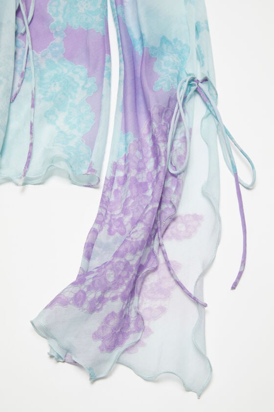Acne Studios Bedruckte Bluse Valentinstagsangebot