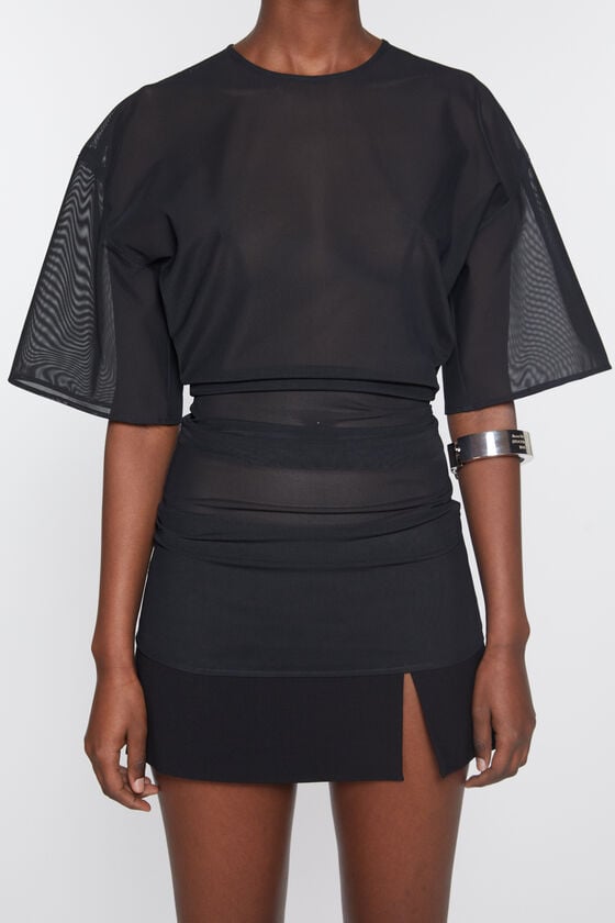 Acne Studios Mesh t-shirt Laufsteg-Show Jubiläumsangebot