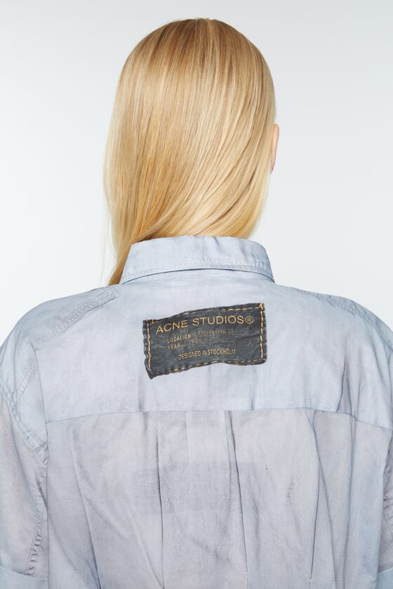 Acne Studios Bedrucktes Hemd mit Knopfleiste Heißer Verkauf