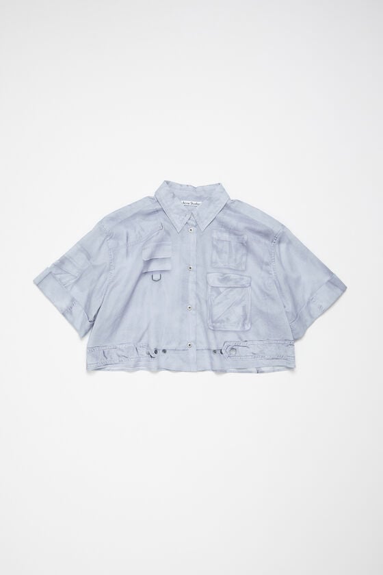 Acne Studios Bedrucktes Hemd mit Knopfleiste Heißer Verkauf