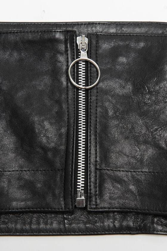 Acne Studios Leather bustier top Laufsteg-Show Online Outlet