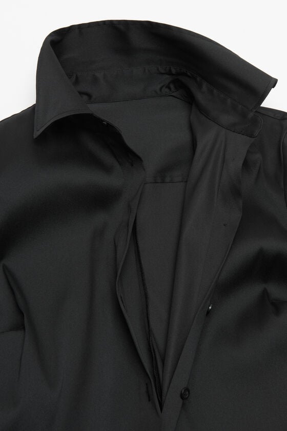 Acne Studios Asymmetric button-up shirt Laufsteg-Show Zeitlich begrenztes Angebot