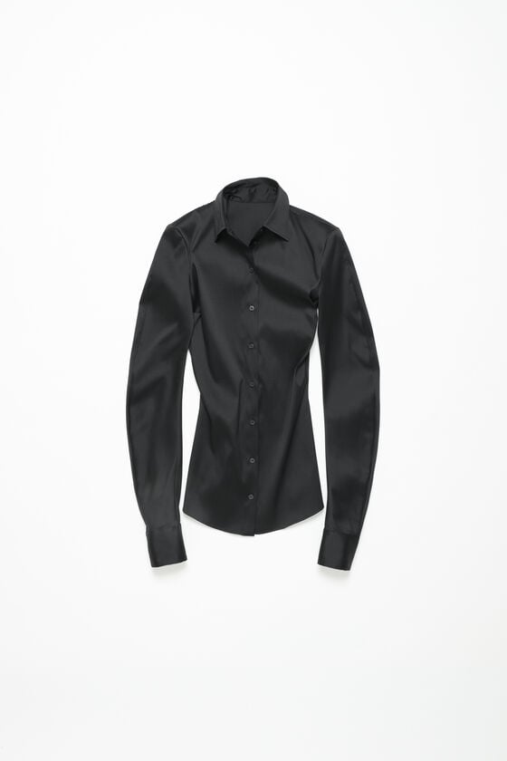 Acne Studios Asymmetric button-up shirt Laufsteg-Show Zeitlich begrenztes Angebot