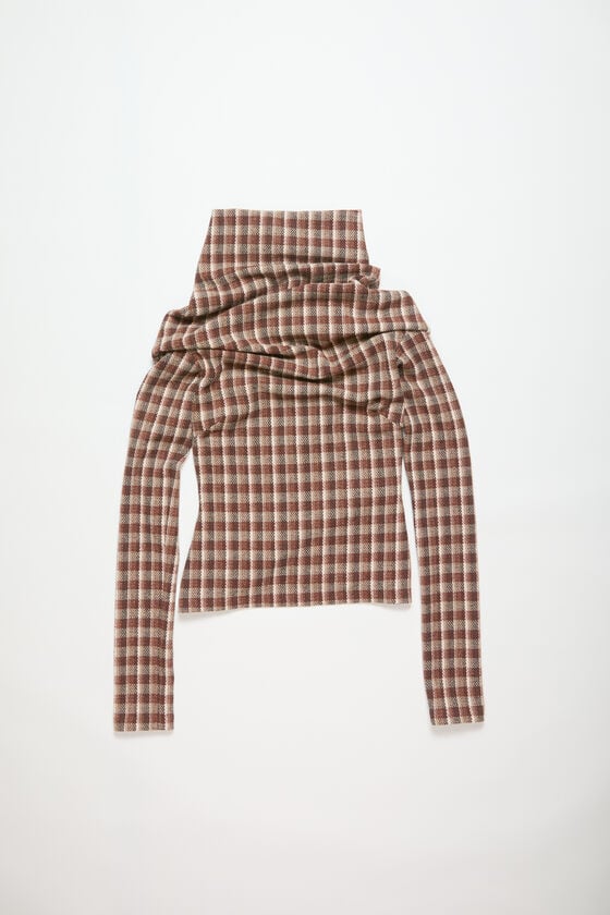 Acne Studios High neckline blouse Laufsteg-Show Exklusive Angebote