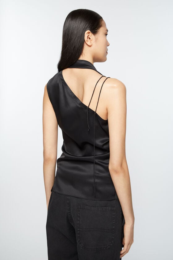 Acne Studios Wickelbluse mit Fransen Blitzangebot