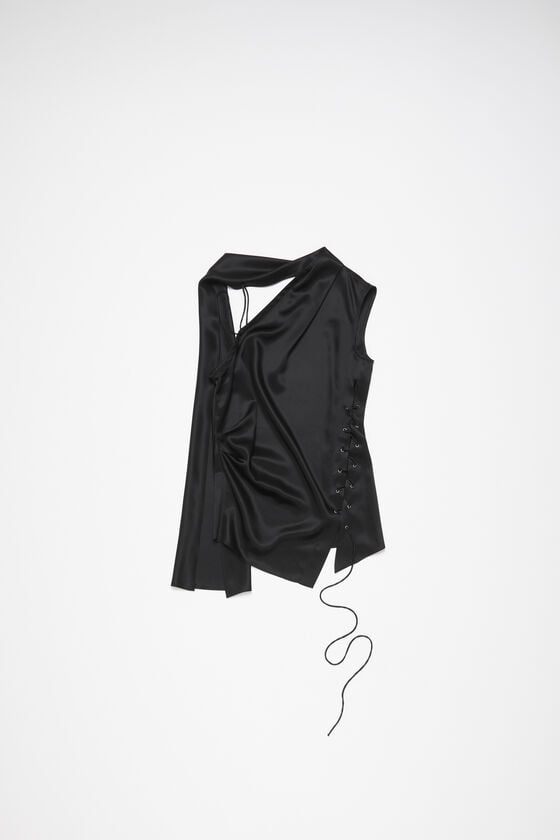 Acne Studios Wickelbluse mit Fransen Blitzangebot